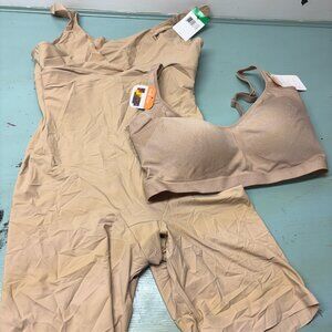 Women's Large Maidenform Shaper & Warner Bra